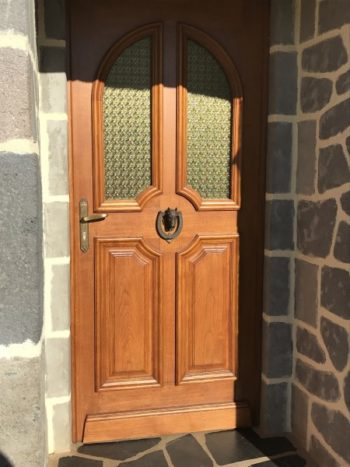 Porte d'entrée traditionnelle Bois Auvergne